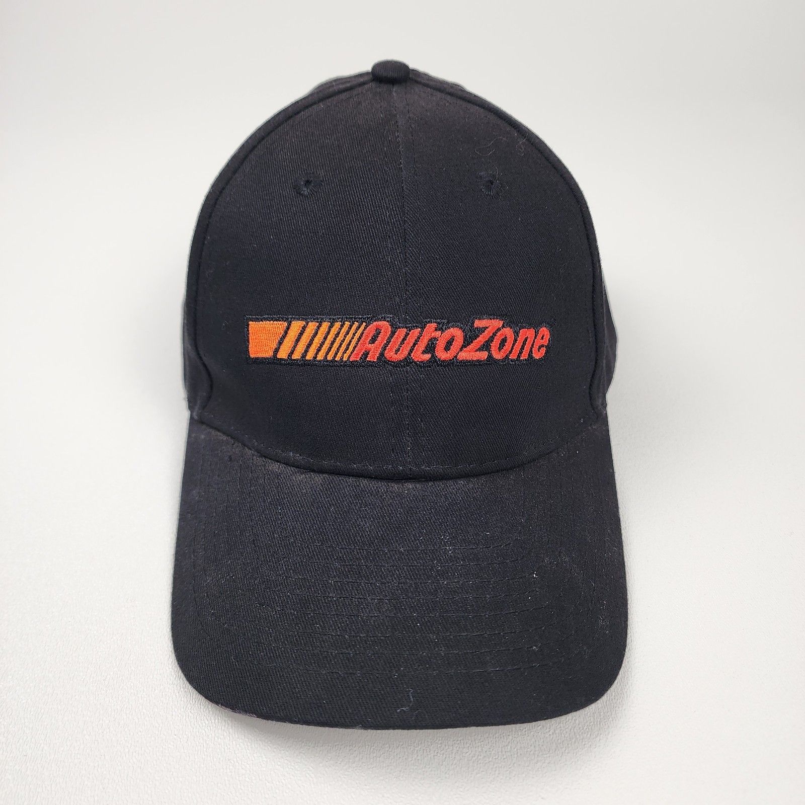 Autozone Black Adjustable Baseball Cap Hat Embroidered Logo One Size